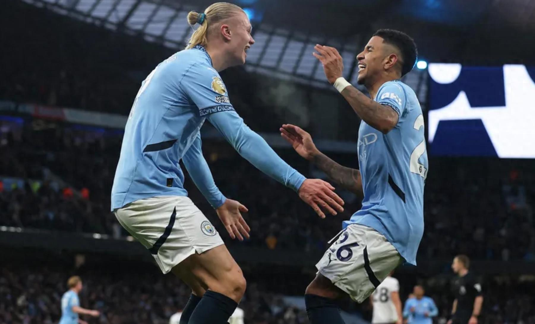 曼城客场大胜布莱顿，继续紧追榜首利物浦的简单介绍